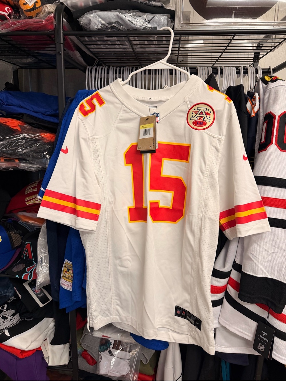 NFL Kansas City Chiefs White #15 Jersey Patrick Mahomes 100% authentic nike